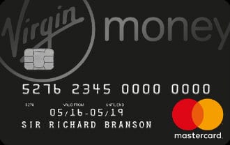 Virgin Money transfer credit card in black