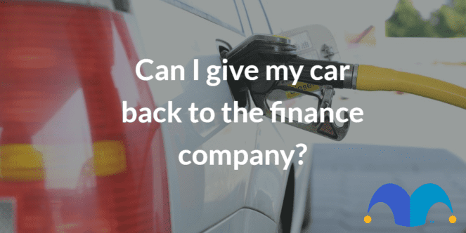 How Can I Give My Car Back To The Bank